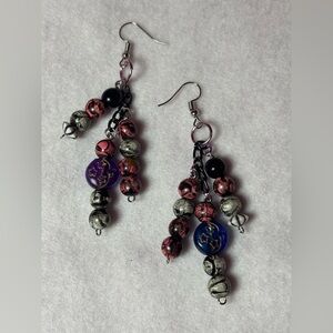 HANDMADE Elegant Multicolor Beaded Earrings